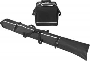 Чехол для сноуборда и ботинок из ткани Оксфорд, прочный и простой в использовании, сменный чехол для сноуборда из полиэстера для кемпинга и путешествий rockible, Black