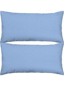 Erwin Müller Наволочки из хлопчатобумажного волокна в упаковке, 2 шт , Wertingen, синего цвета