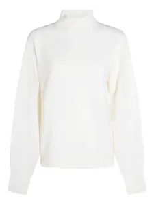 Хлопковый свитер Malo, белый