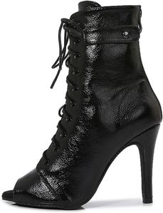 Generic Женские туфли-лодочки JXUZY на высоком каблуке, сандалии, сексуальные кружевные, вечерние, на шнуровке, ботильоны для выпускного