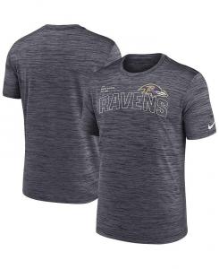 Мужская черная футболка Baltimore Ravens Velocity Arch Performance Nike, черный