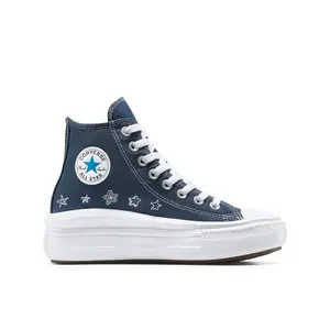 Детские повседневные кроссовки Chuck Taylor All Star Move Star Essentials Converse, морской