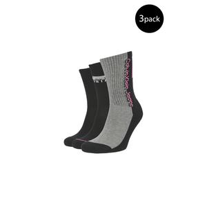 Черный хлопковый носок Calvin Klein Jeans