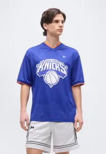 Футболка nba new york knicks, клубная одежда New Era, Majestic Blue