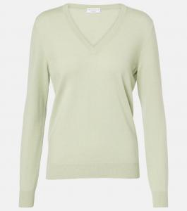 Кашемировый свитер Monili Brunello Cucinelli, Matcha Green