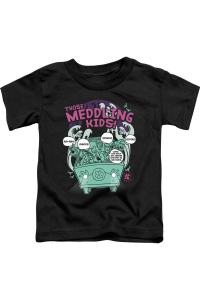 Футболка с коротким рукавом Scooby Doo "Вмешиваемся с 1969" для малышей Gildan, черный