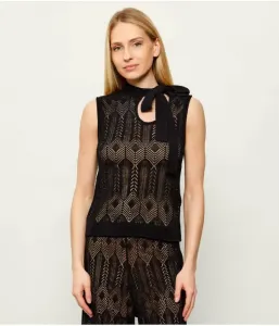 Топ slim fit Liu Jo, черный