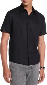Michael Kors мужская короткая рубашка из льна, Black