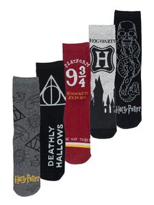 Носки United Labels 5er Pack Harry Potter Socken Sneaker 40-45, разноцветный