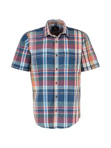 Рубашка на пуговицах классического кроя LERROS, Navy/Light blue