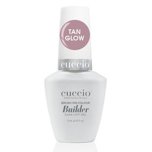 Cuccio, строительный гель во флаконе с кисточкой, Tan Glow, 13 мл