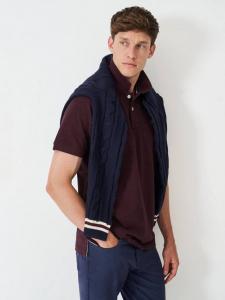 Хлопковая поло с коротким рукавом Regular Fit Crew Clothing, Multi Orange