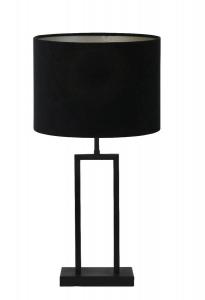 Настольная лампа Light & Living Shiva/Velours, черный