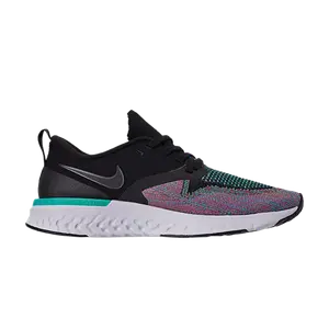 Кроссовки Nike Wmns Odyssey React Flyknit 2 'Ember Jade', черный