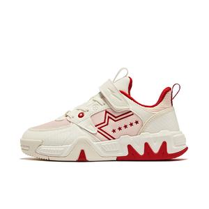 Скользостойкие амортизаторы с устойчивостью к истиранию детские скейтбординг кроссовки White Red ERKE KIDS, Glacier белый/pale pink оранжевый