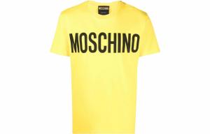 Футболка мужская желтая MOSCHINO