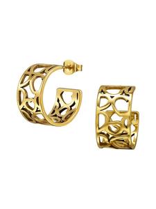 Bungsa Золотые серьги-гвоздики