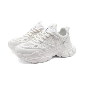 FOXER Износостойкие и легкие низкие кроссовки на массивной подошве для женщин, белые
