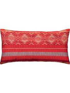 Erwin Müller Атласная наволочка Mako красного цвета