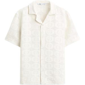 ZARA Рубашка мужская Frosted White