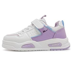 Детские скейтерские кроссовки Kids WARRIOR, белый/фиолетовый