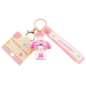 Sanrio Брелок Hello Kitty Kuroimi из мягкого ПВХ, My Melody