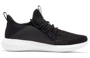 Кроссовки женские с низким верхом, цвет черный как смоль/серый космос 361°