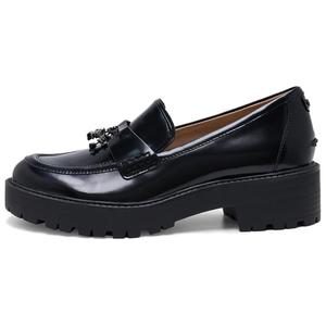 Женские лоферы на каблуке 4 см SAM EDELMAN, черный