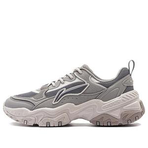 Кроссовки коричневый сахар Li-Ning, серый