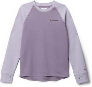 Утепленная футболка Columbia Boys Tech Trail Utility с длинным рукавом, Shale Purple/Lavender Pearl