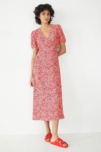 Платье миди Juliette Hush, красный