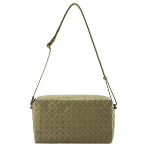 Кроссбод-сумка седло из хлопка курро унисекс цвета хаки ISSEY MIYAKE