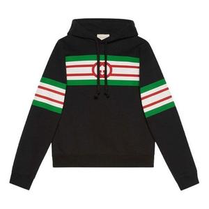 Толстовка GUCCI Interlocking G Print Hoodie 'Black', черный