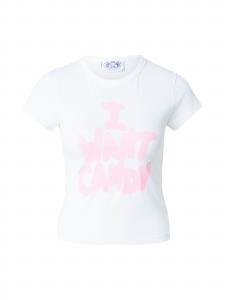 Juicy Couture Футболка 'I WANT CANDY' в белом цвете