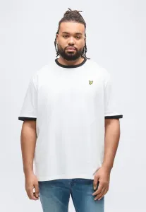 Базовая футболка ringer Lyle & Scott, White/Jet Black