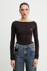 Лонгслив Miss Sixty, коричневый