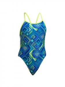 Купальник Funkita Badeanzug Help Me Rhombus, синий