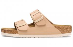 Кожаные сандалии Arizona Birko Flor Birkenstock, Nude