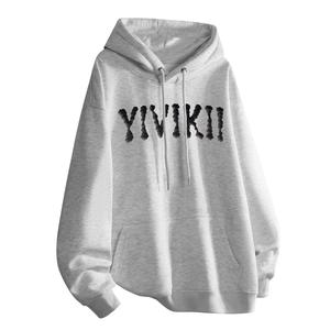 Унисекс свитшот YIVIKII, серый