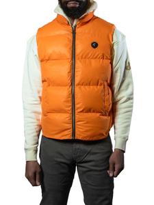 Стеганый жилет-пуховик Woodpecker, цвет Orange Diamond