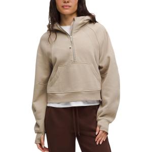 Свитшот серии Scuba для женщин Lululemon, светло-коричневый