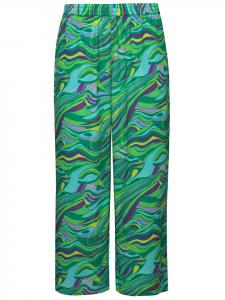 Тканевые брюки MIAMODA, зеленый