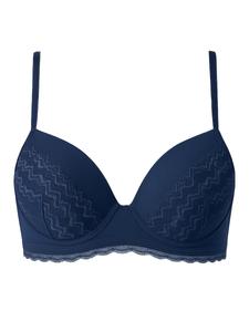 Бюстгальтер пуш-ап C&City, сапфировый