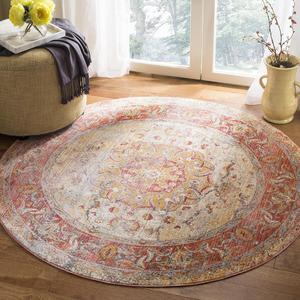 Ковер SAFAVIEH, 153 x 153 см, Vintage Persian Collection Saffron / Cream VTP435P Oriental Distressed