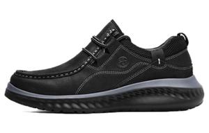 Мужские повседневные кроссовки Мужские низкие Черный/Коричневый MELLEN