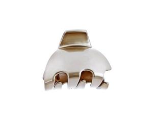 Французская заколка для волос бежевого цвета 4х5 см Framboisine