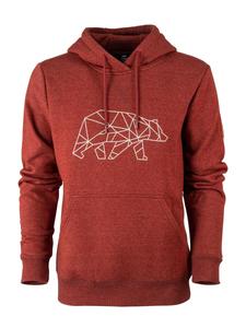Толстовка FORSBERG Pettarson Hoodie mit Logo, Bordeaux