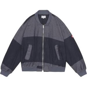 Джинсовая куртка Overdye Stripe Zip Cav Empt, серый