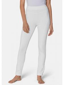 MADELEINE Леггинсы с молниями по низу, кремового цвета