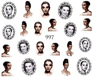 Водные наклейки для ногтей - №997, Raisin